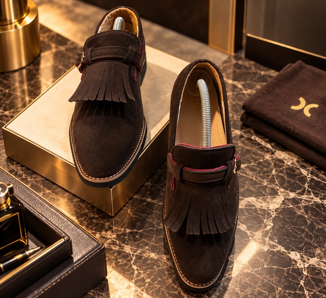 Mens Suede Tassel Monk Shoe, SALE! - photo 2