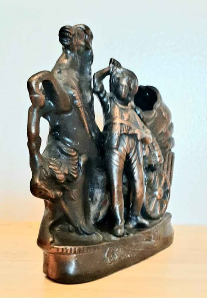 Antique Rare Carriage Statue - photo 3
