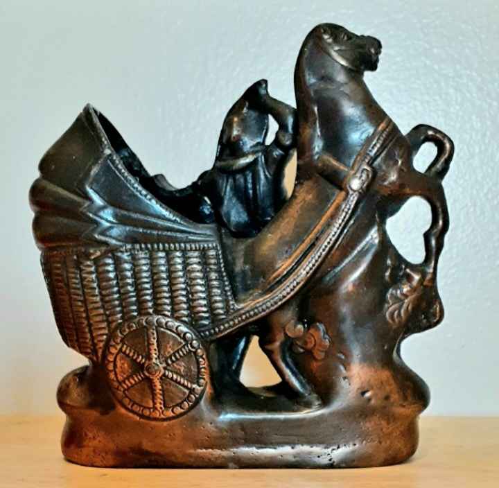 Antique Rare Carriage Statue - photo 4