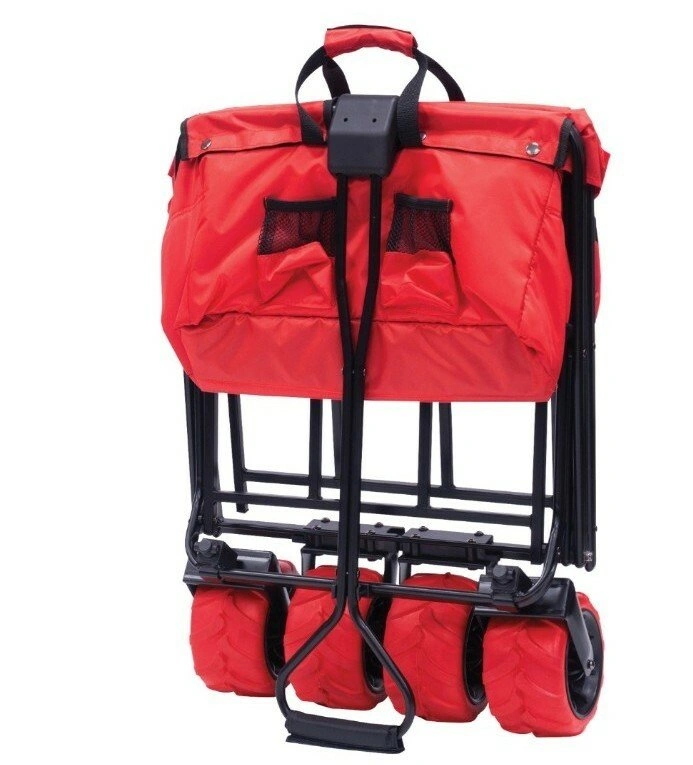 New - Creative Outdoor All-Terrain Big Wheels Folding Wagon - Re - photo 4