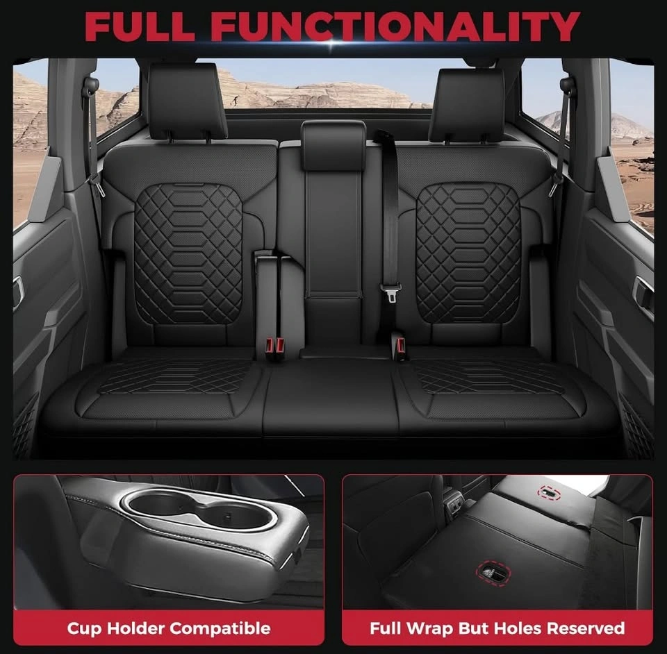 FREESOO Custom Seat Covers for Ford Bronco 4 Door - photo 4
