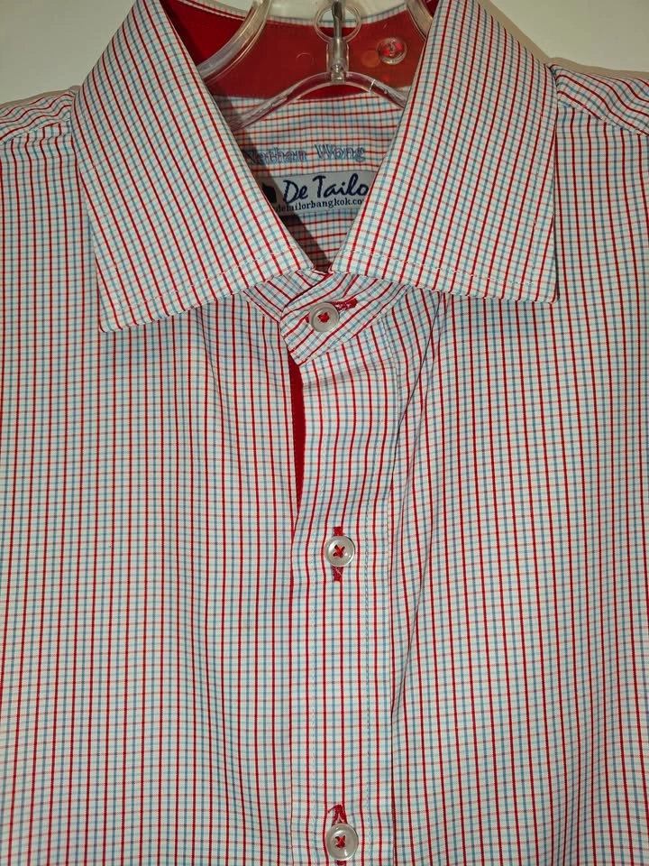 Men's Button-Up Dress Shirt - Regular Fit - Medium - photo 3