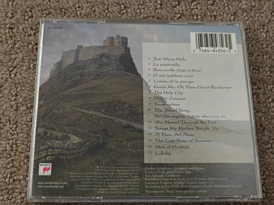 Charlotte Church – Classical Pop Audio Music CD Album - photo 3