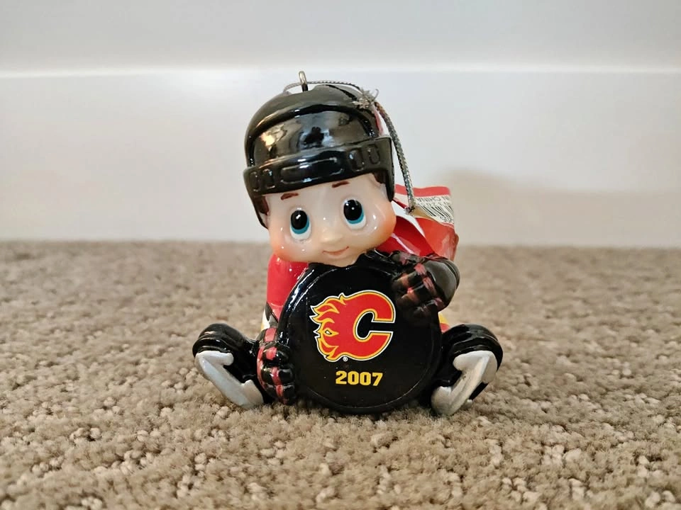 Calgary Flames NHL Hockey Lil Player Christmas Ornament