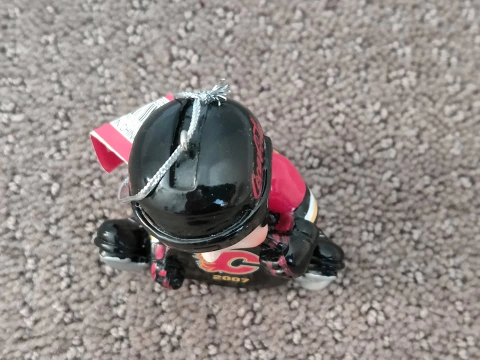 Calgary Flames NHL Hockey Lil Player Christmas Ornament - photo 5
