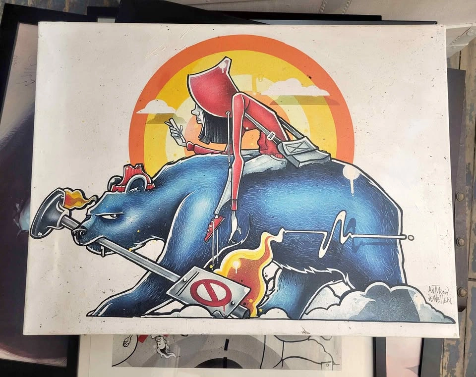 Unique Graffiti Street Art Canvas