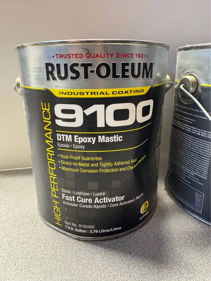 Rust-Oleum 9100 DTM Epoxy Mastic Set (Light Tint + Activator) - photo 4
