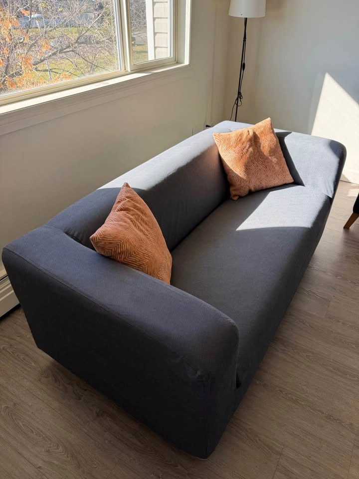 2-Seater Couch / Loveseat / Sofa – Grey - photo 2
