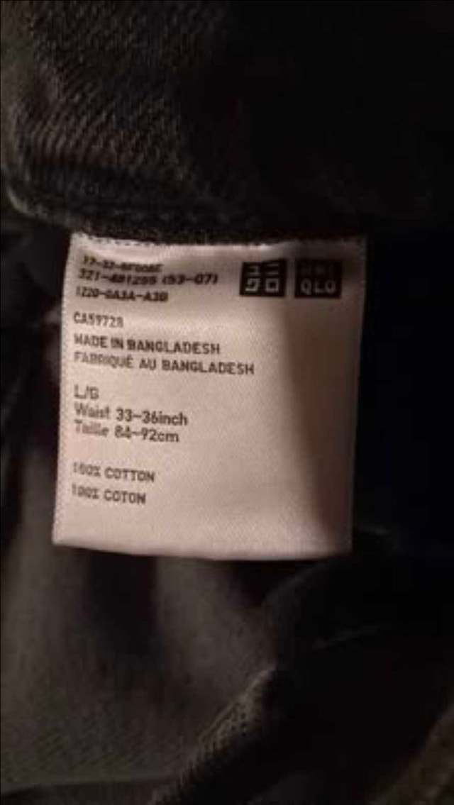 Uniqlo Bootcut Jeans (Gray, Size L) - photo 2