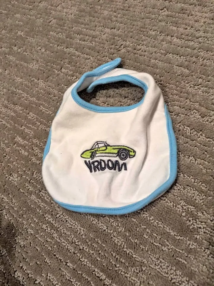 Car bib for baby with velcro thumbnail