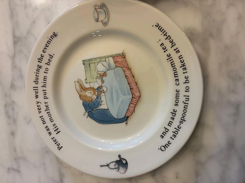 Vintage Peter Rabbit by Wedgwood 3-Piece Nursery Set - BNIB - photo 4