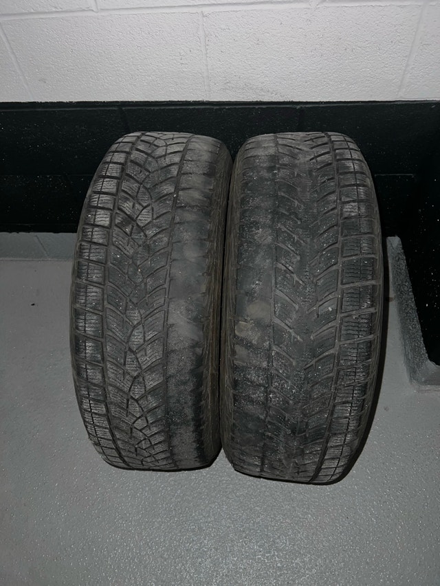 225 65 17 Goodyear Ultragrip Performance+ winter tires w/ rims - photo 2