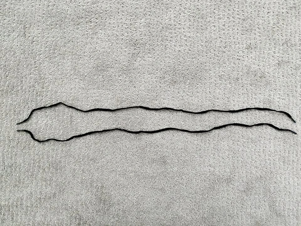 NEW Pair Black Oval Shoe Lace / Laces - 30"