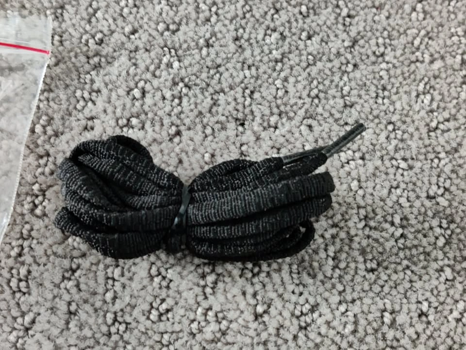 NEW Pair Black Oval Shoe Lace / Laces - 30" - photo 4