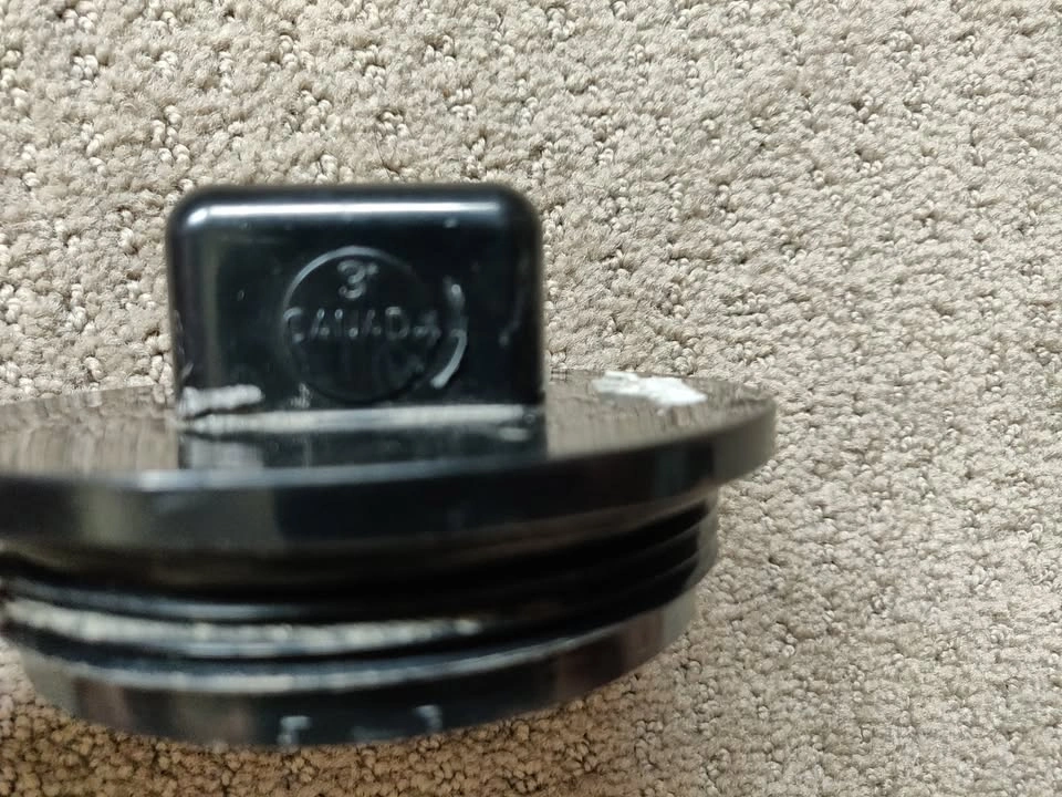 3" ABS Drain Waste Vent Pipe Plug Fitting - photo 4