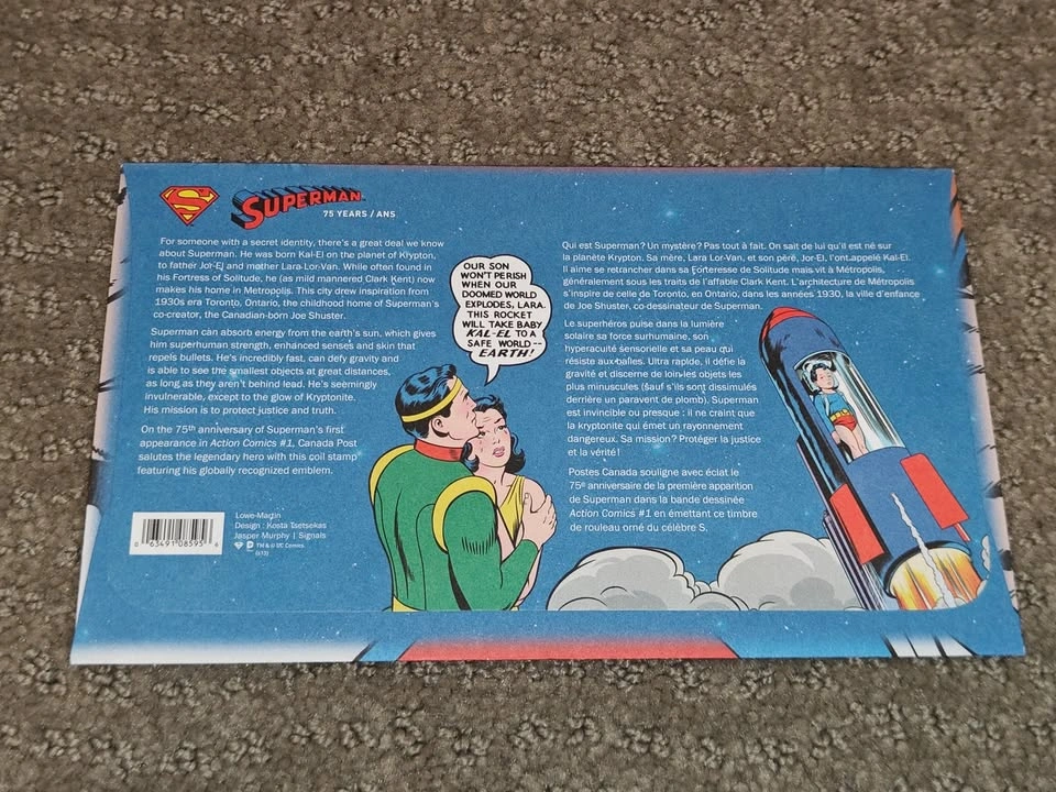 FDC - 2013 Superman 75th Anniversary First Day Cover - photo 5