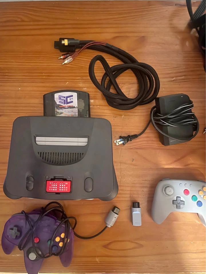 Nintendo 64 Console with Expansion Pack and Accessories