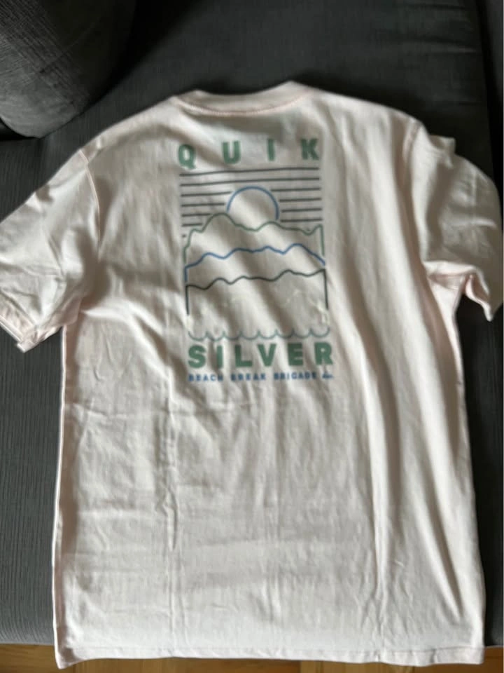 Quiksilver Men's Medium Pink Graphic T-Shirt - photo 3