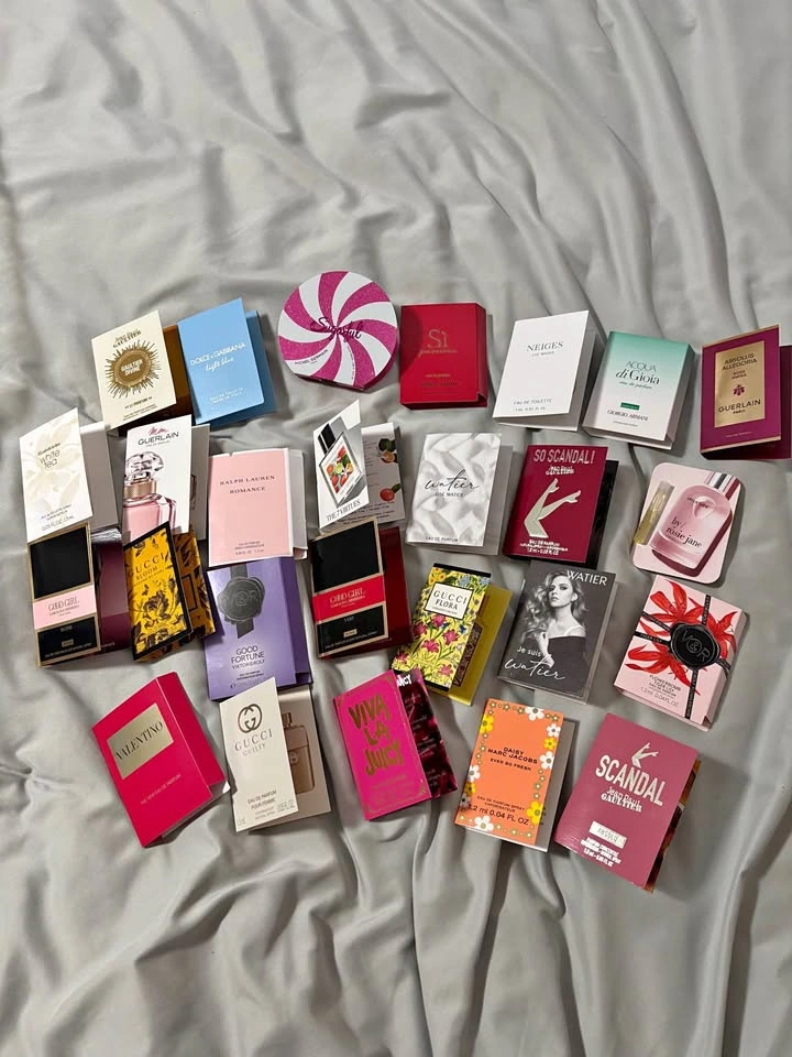 Designer Perfume Sample 26 Lot - Gucci, Valentino, JPG