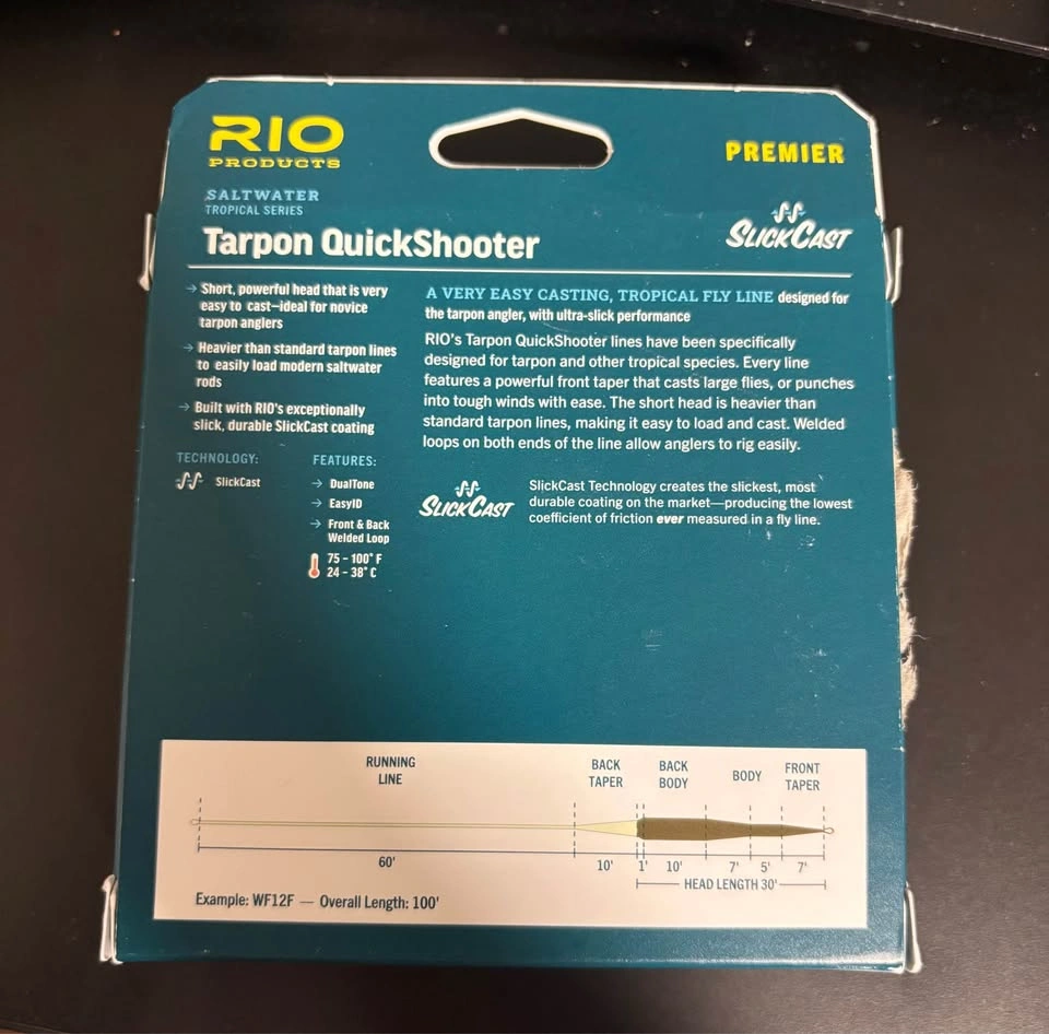 RIO Premier Tarpon QuickShooter WF11F Fly Line – Brand New - photo 2