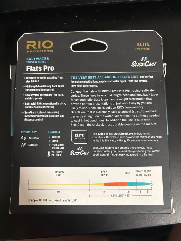 RIO Tropical Series Flats Pro WF12F Fly Line – New in Box - photo 2