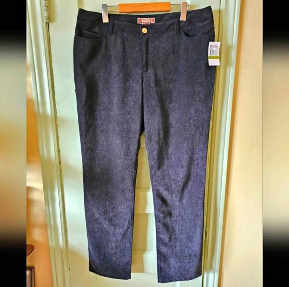 New size 14 Michael Kors Black Straight Leg Trousers Dressy NWT