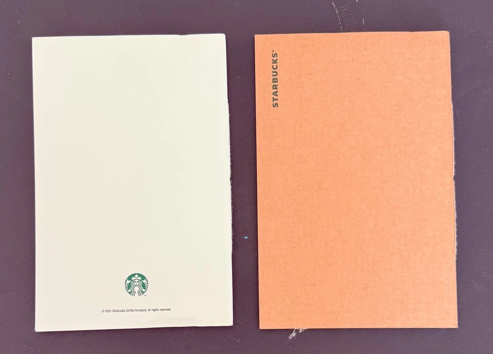 Two original Starbucks softcover notebooks - photo 2