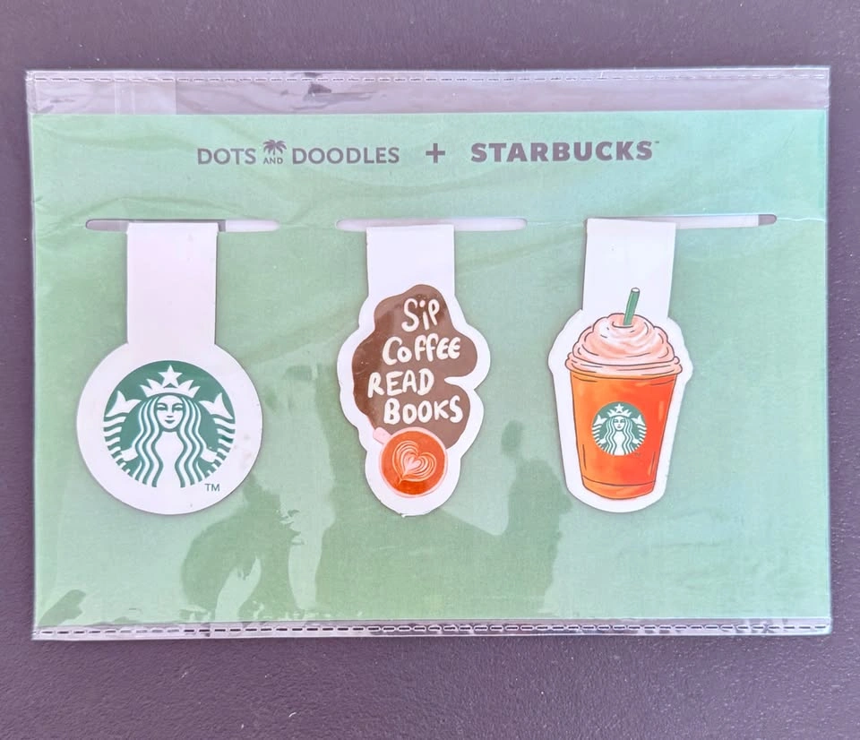 Starbucks India Magnetic Bookmarks – Set of 3, Brand New - photo 2