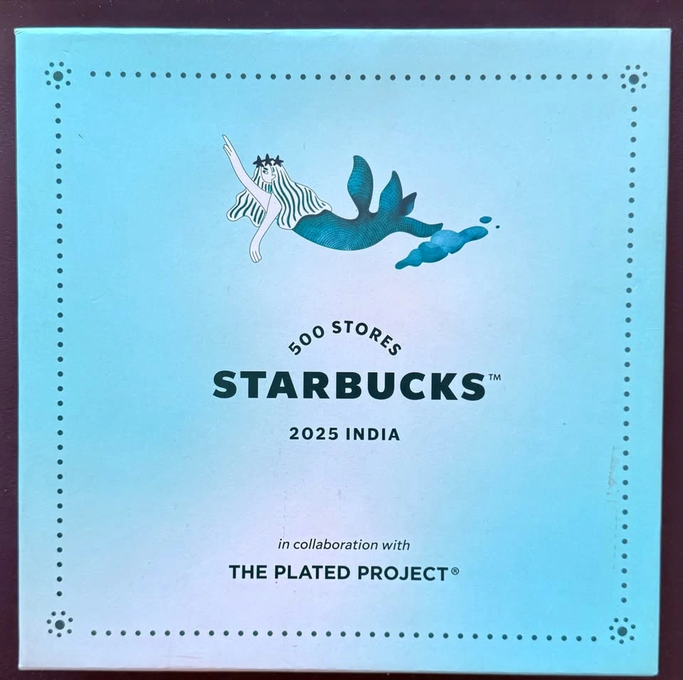 Limited Edition Starbucks India 500 Stores Collectible Plate - photo 3