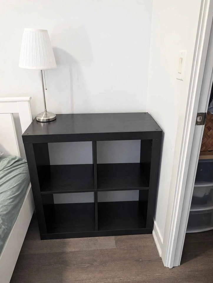Set of 2 IKEA Kallax Shelves | Moving Sale - photo 2