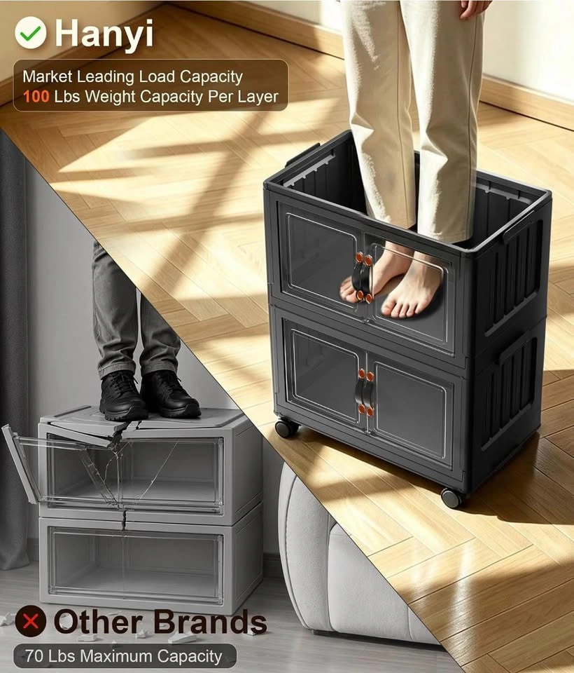 175QT 5-Tier Stackable Storage Bins with Lids - photo 5