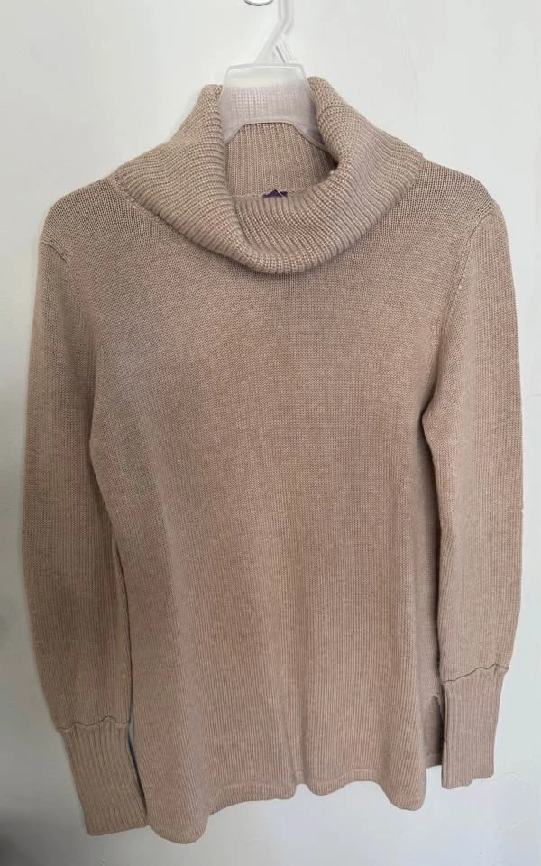 True Character cotton angora blend turtleneck sweater