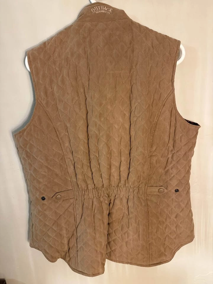 Microsuede quilted vest - photo 3