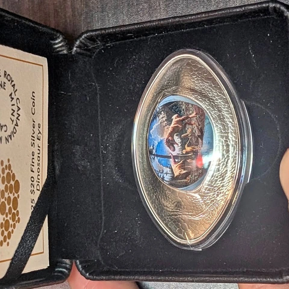 2025 Collectors 20 Fine Silver Dinosaur Eye Royal Canadian Mint