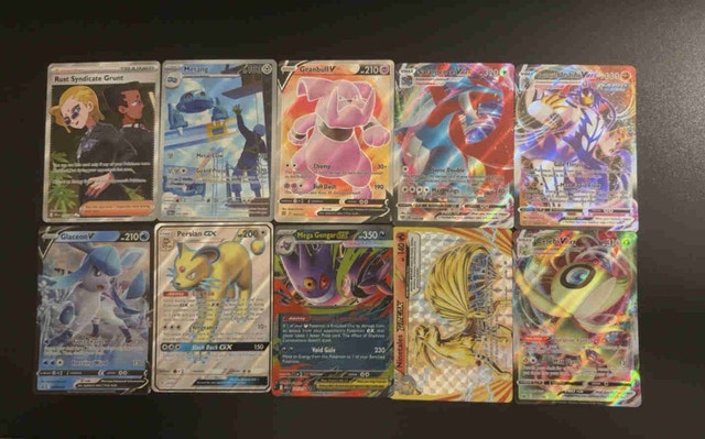 Pokémon Trading Card Lot ( GX, EX, VMAX, Breaks)