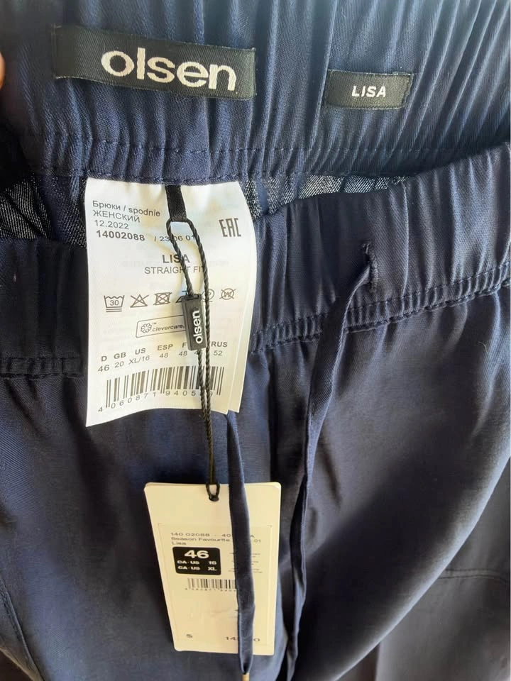 Olsen Lisa Straight Fit Cropped Pants - photo 3