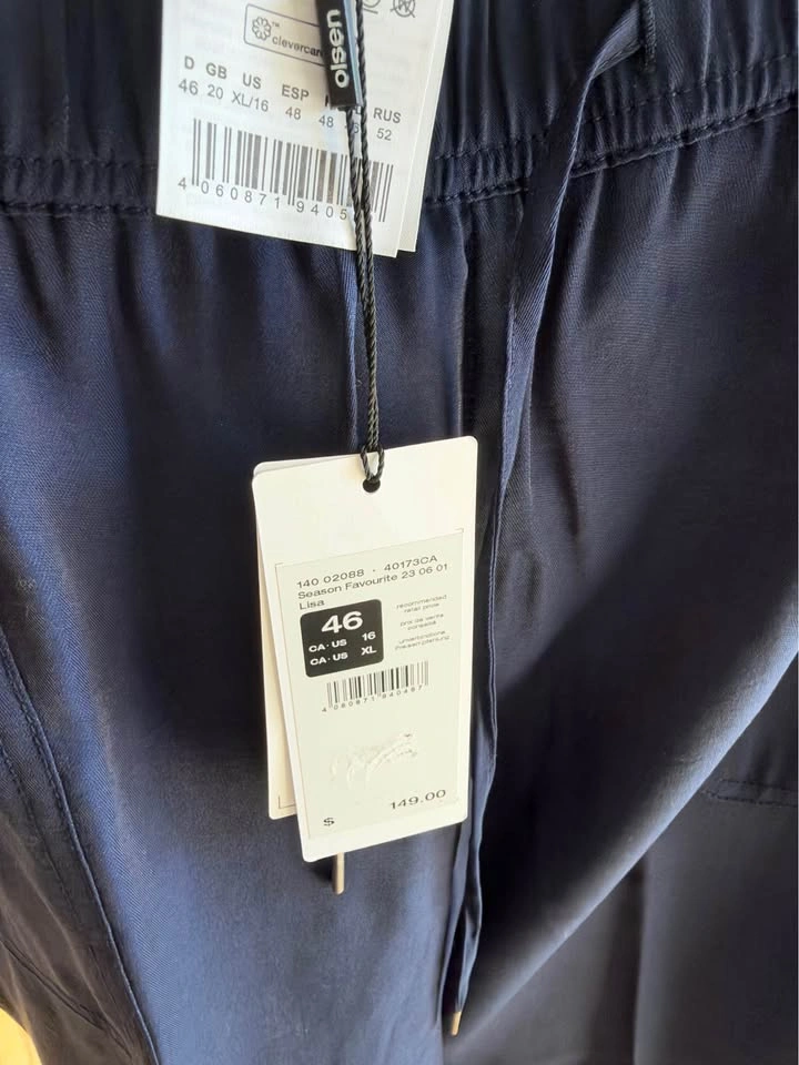 Olsen Lisa Straight Fit Cropped Pants - photo 4
