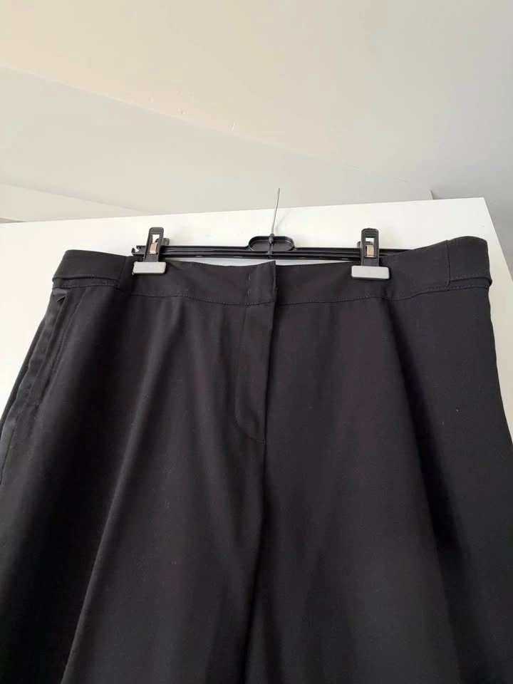 Olsen Black Tuxedo Pants with Satin Stripe - photo 3