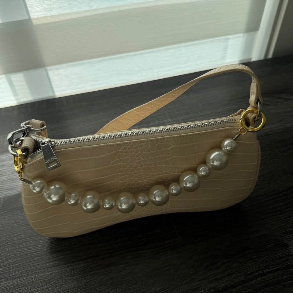 JW PEI Eva Shoulder Handbag + Anna Faux Pearl Chain - photo 3