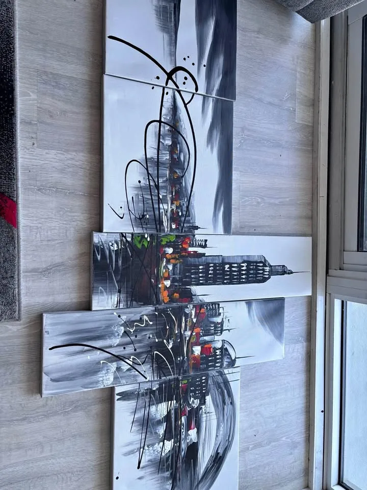 Modern 5 pieces painting thumbnail