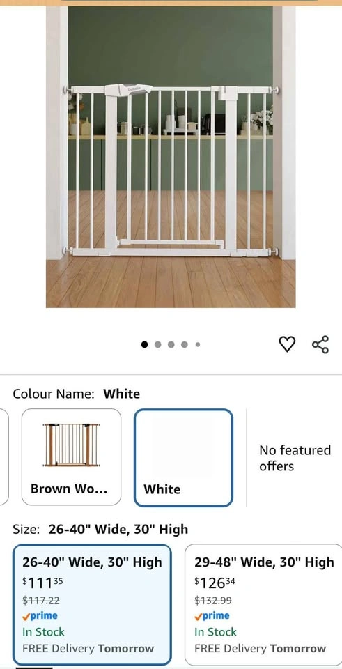 Babelio Baby Safety Gate – White - photo 2