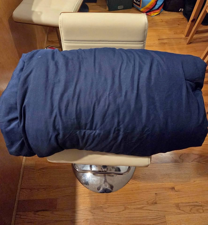 Twin Comforter - Navy Blue