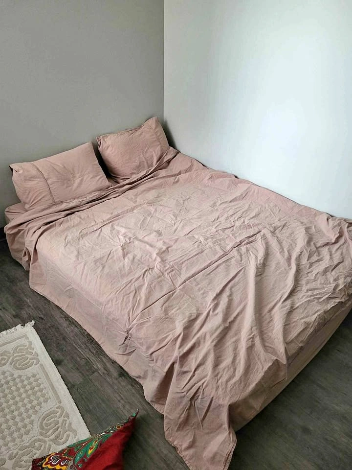 100% cotton Bedding pink set