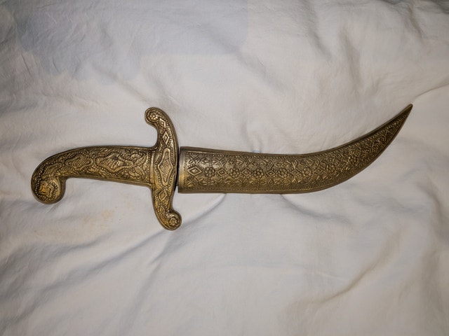 Decorative solid Brass Dagger 14 inches - photo 2