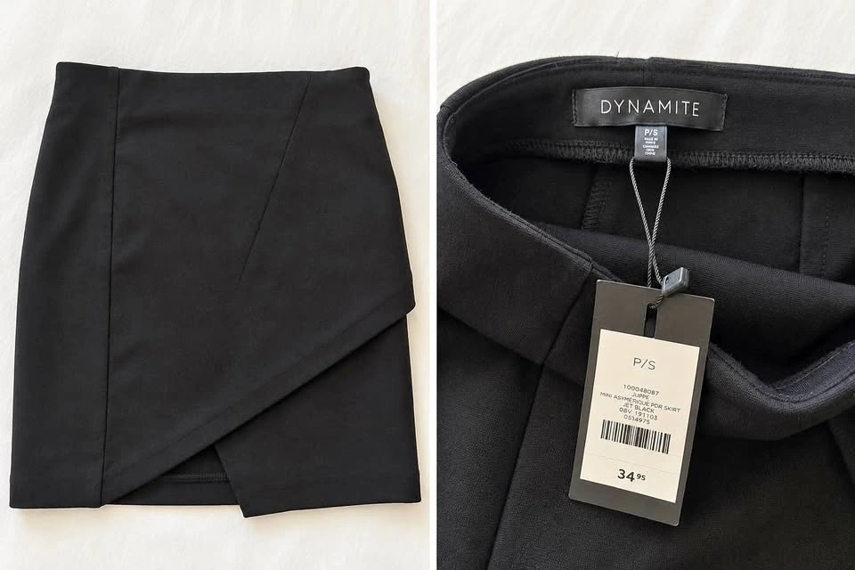 Black Dynamite Mini Skirt – Size S