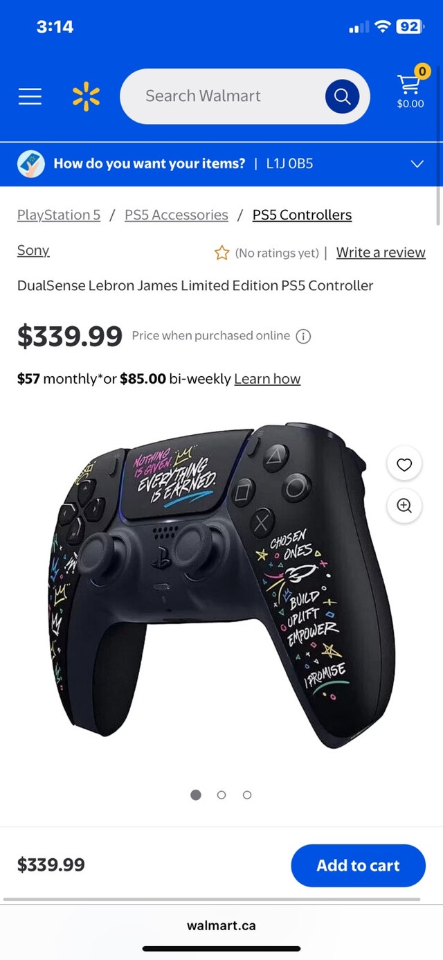 DualSense Lebron James Limited Edition PS5 Controller