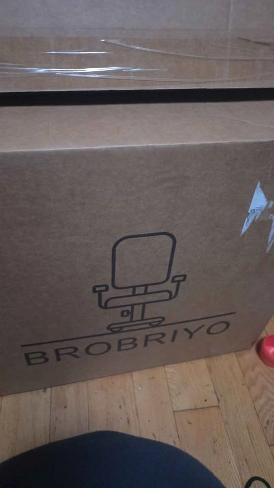 BROBRIYO BRY-008 Black Mesh Rolling Conference Chair – New - photo 2
