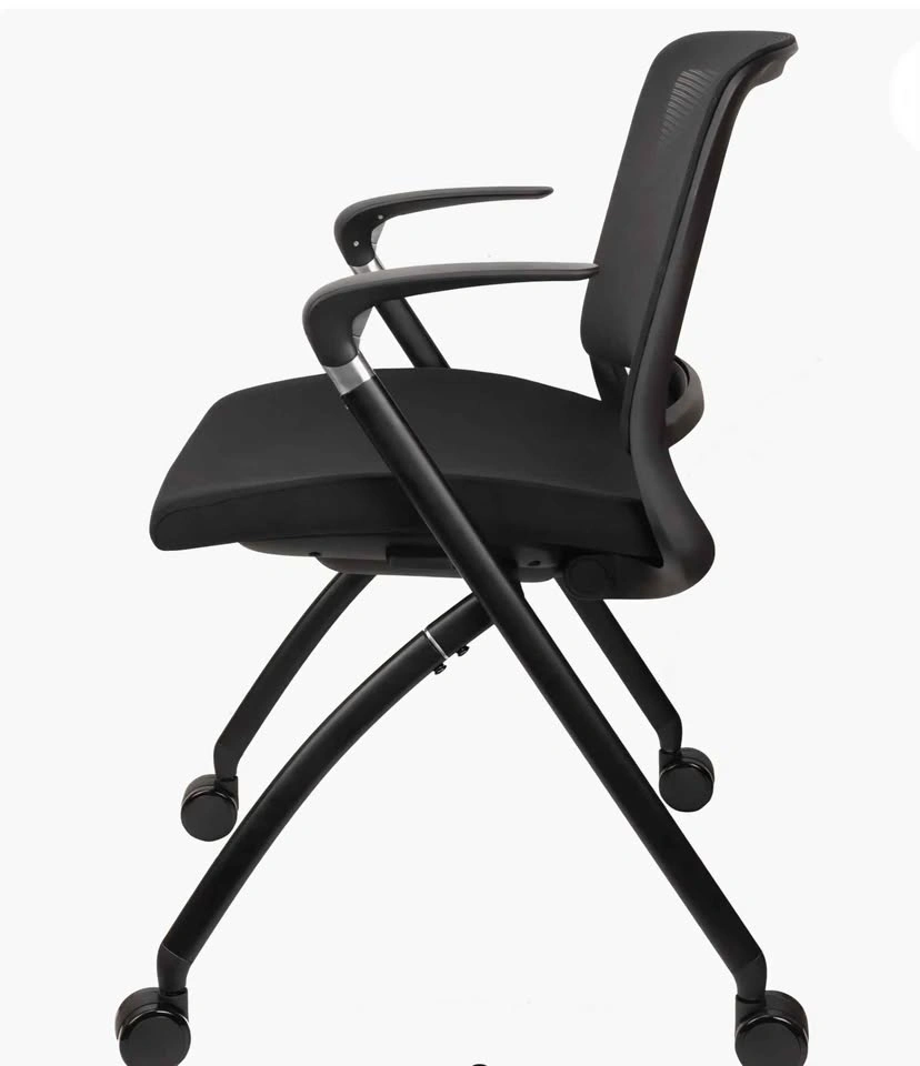 BROBRIYO BRY-008 Black Mesh Rolling Conference Chair – New - photo 5