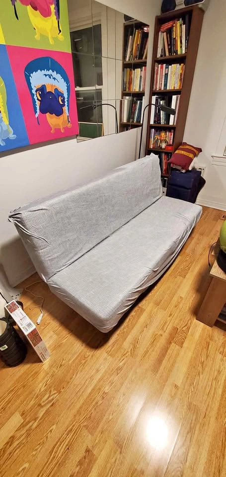 Folding couch + 2 covers