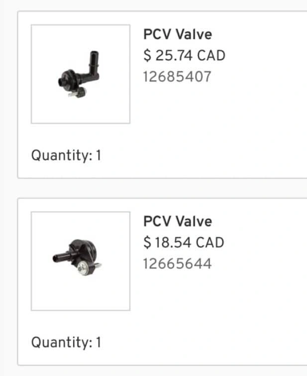 PCV Valve for Chevy Cruze - photo 5